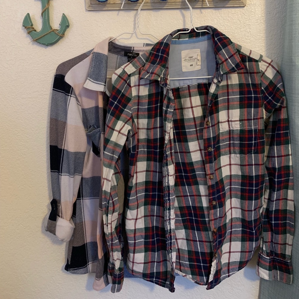 TWO for ONE Flannel Shirts